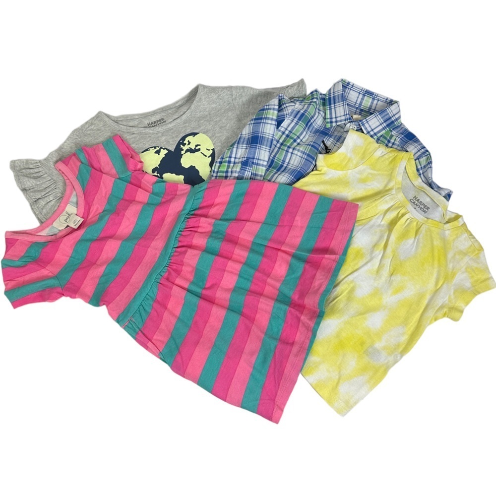 NEW Nordstrom Size 2 / 2T Kids Clothing‎ Lot Striped Dress Plaid T-Shirts Tees
